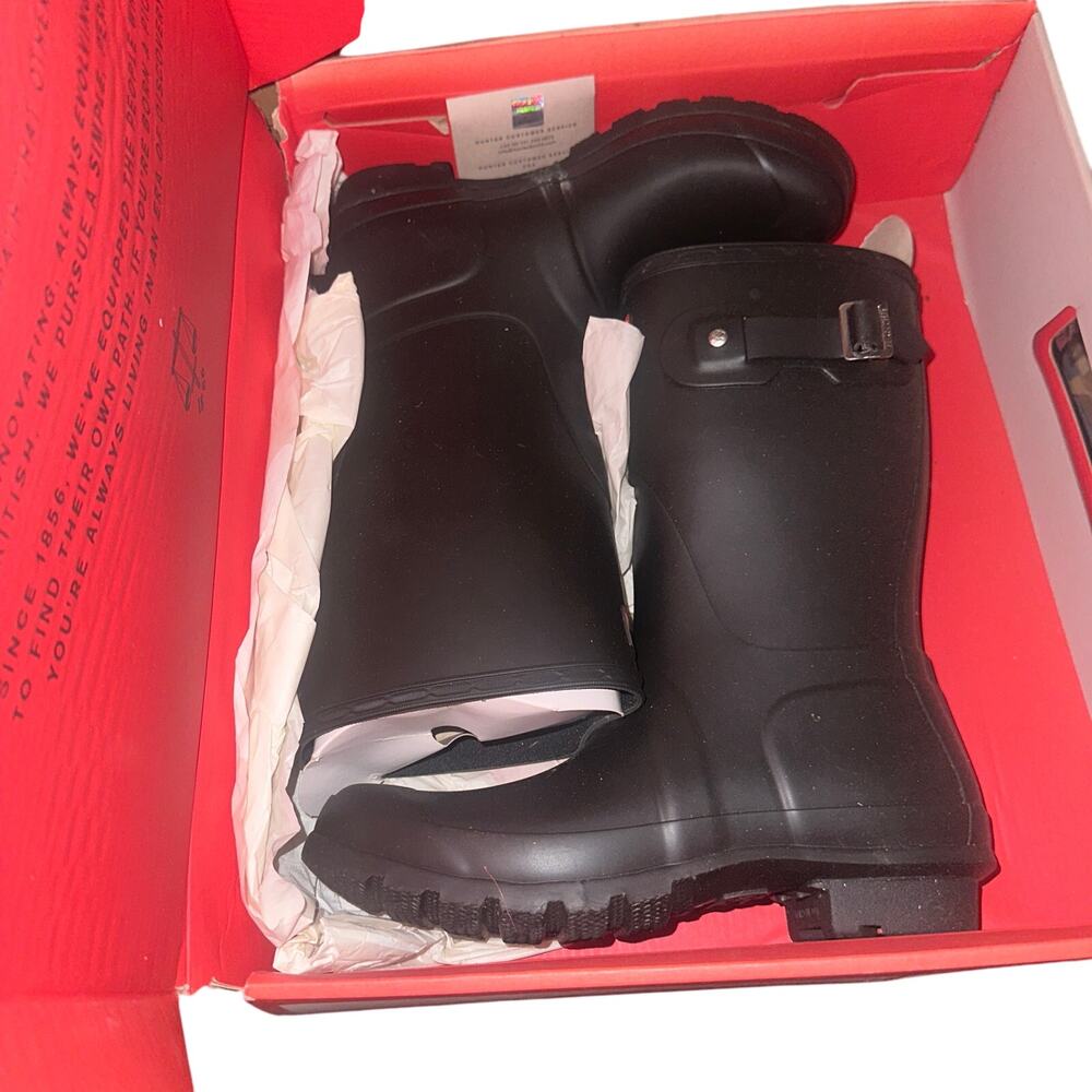 Hunter original rain Boots short black waterproof